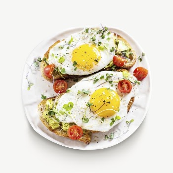 Guacamole toast collage element, isolated | Free PSD - rawpixel