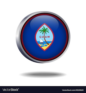 guam flag button
