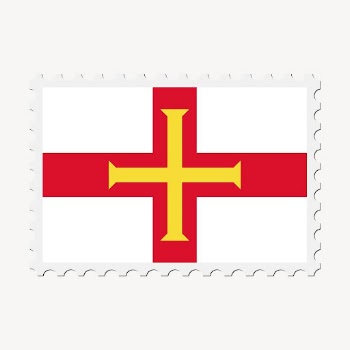 Guernsey flag clipart, postage stamp. | Free Photo - rawpixel