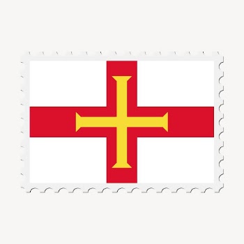 Guernsey flag clipart, postage stamp | Free Vector - rawpixel