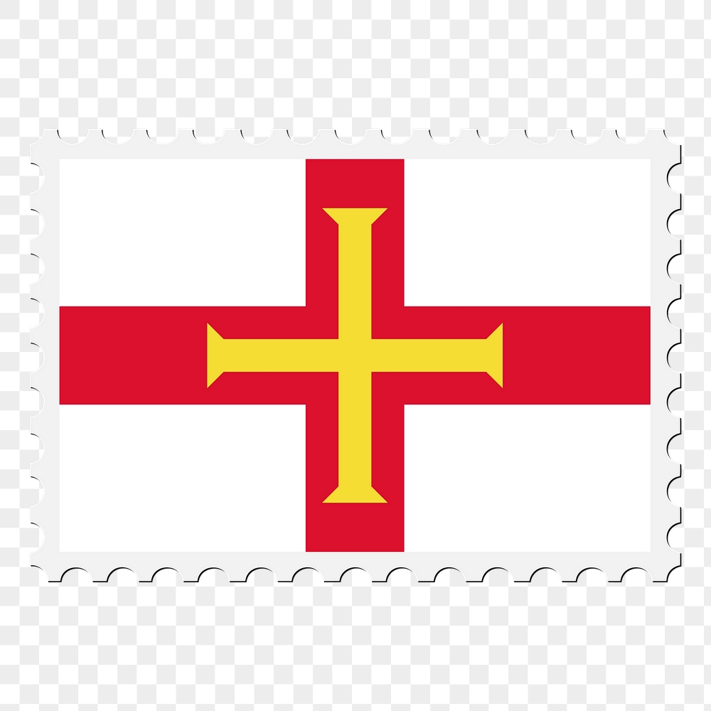 Guernsey flag png sticker, postage | Free PNG - rawpixel