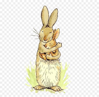 Guess How Much I Love You The Adventures of Little Nutbrown Hare Greeting card Valentines Day Rabbit - Bunny hug 