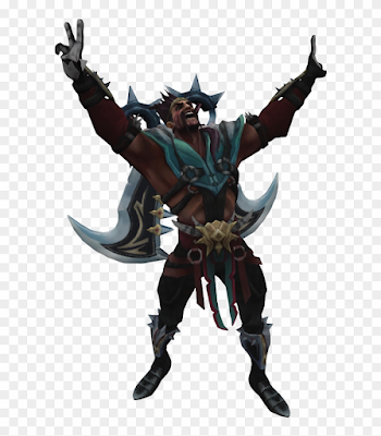 Guess Mine - Draven League Of Legends, HD Png Download - 619x903 ...