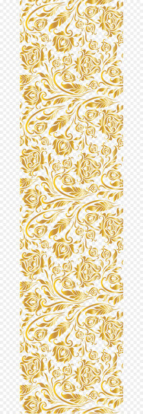 Guimarães Paper Flower Pattern - Luxury Golden Flower 