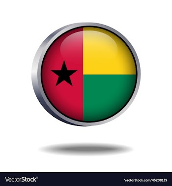 guinea bissau flag button