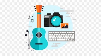 Guitar And Camera - Apple Keyboard With Numeric Keypad - Us English - Mb110ll/b
