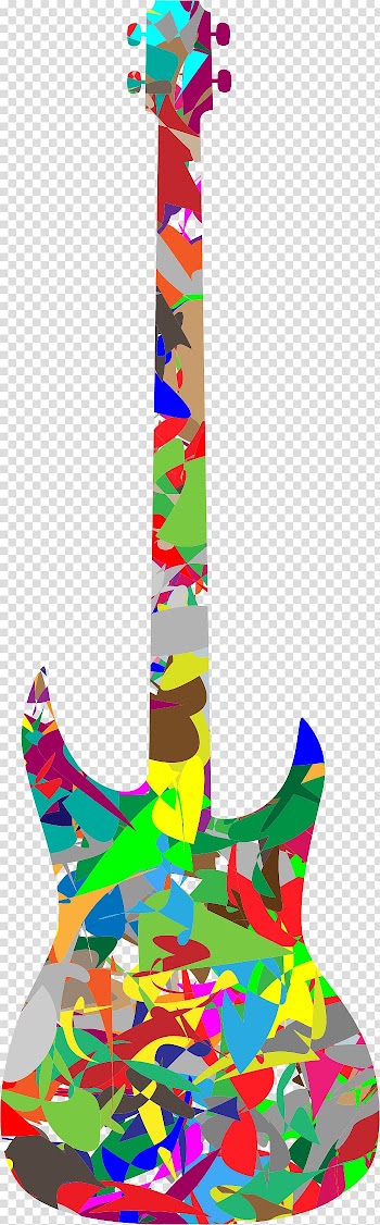 Guitar Modern art Abstract art , modern transparent background PNG clipart