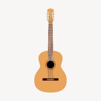 Guitar, musical instrument clipart, illustration | Free Vector - rawpixel