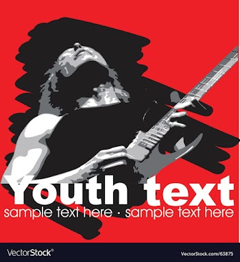 Guitarist vector image