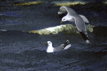 Gulls (1901) painting in high | Free Photo - rawpixel