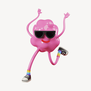 Gum monster dancing, 3D rendering | Free Photo - rawpixel