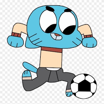 Gumball Watterson Playing Soccer By Marcospower1996 - Gumball Watterson