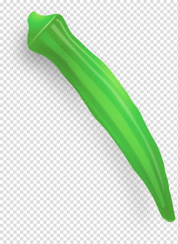 Gumbo Okra Vegetable , Green vegetables transparent background PNG clipart