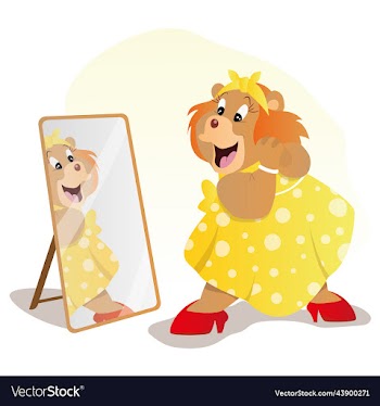 gummy bear in a yellow dress in front