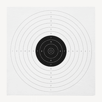 Gun, archery target, dartboard  | Free PSD - rawpixel