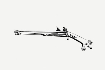 Gun drawing, vintage weapon illustration | Free PSD Illustration - rawpixel