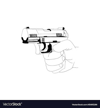 gun hand shooting design