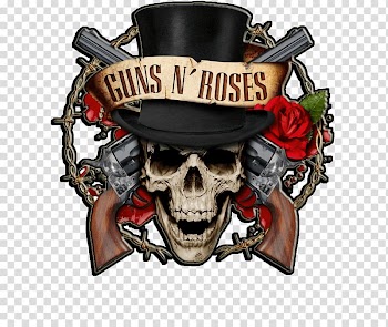 Gun N' Roses logo, Guns N' Roses Logo transparent background PNG clipart