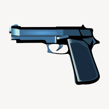 Gun pistol sticker, weapon illustration | Free Vector - rawpixel