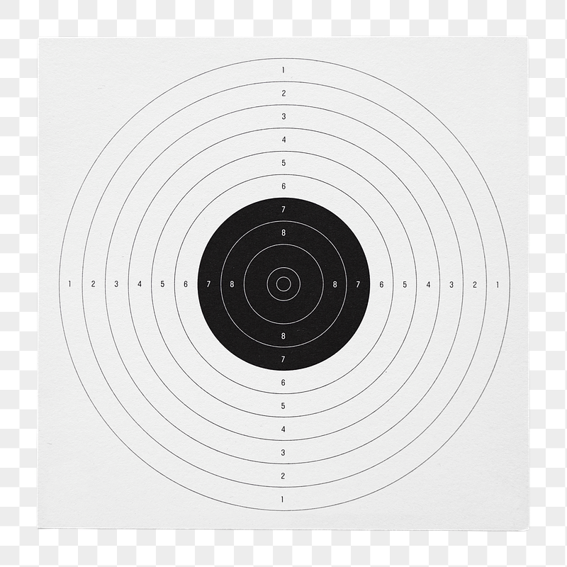 Gun target png sticker, transparent | Free PNG - rawpixel