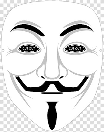 Gunpowder Plot Guy Fawkes mask Guy Fawkes Night V, mask transparent background PNG clipart
