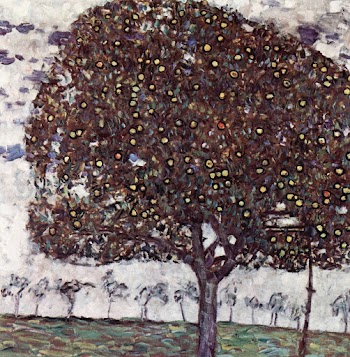 Gustav Klimt's Der Apfelbaum (1916) famous… | Free public domain illustration