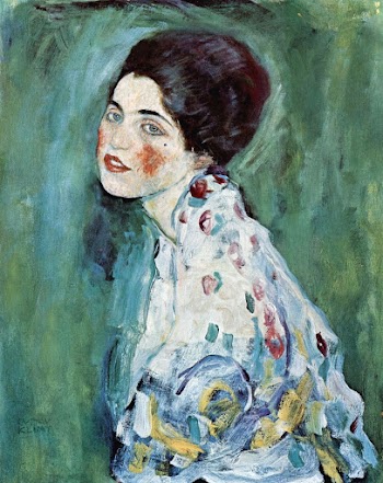 Gustav Klimt's Portr&auml;t einer Dame… | Free public domain illustration