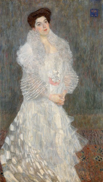 Gustav Klimt's Portrait of Hermine Gallia… | Free public domain illustration