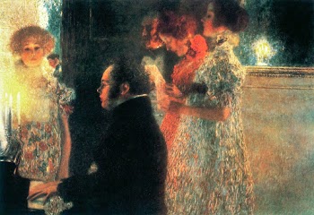 Gustav Klimt's Schubert at the Piano II… | Free public domain illustration