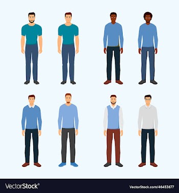 guy character set - 8 man