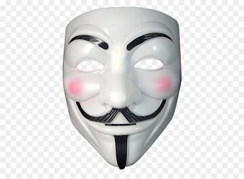 Guy Fawkes mask Anonymous Costume party - Anonymous mask PNG 