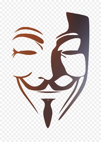 Guy Fawkes mask V Abziehtattoo -  