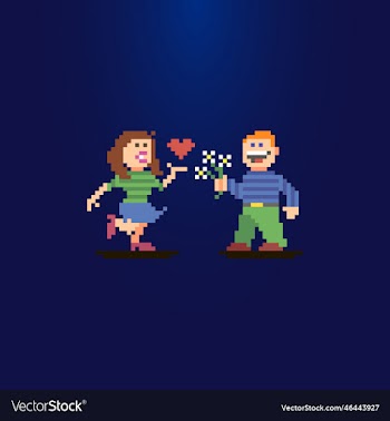 guy has a bouquet in his hand and the girl