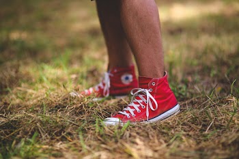 Guy in sneakers