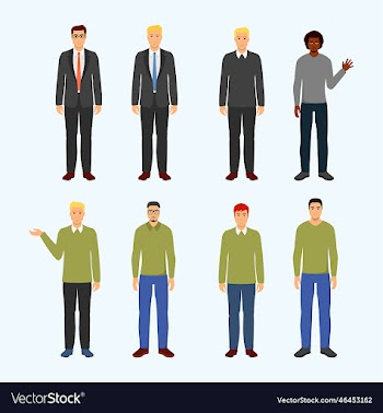 guy office man character - employer and employee