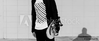Guy with a skateboard