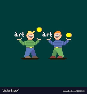 guys exchanging art for coins or tokens