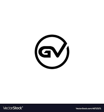 gv letters company name initial letters monogram