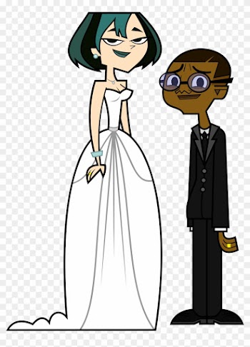 Gwemeron Wedding By Terrance Hearts Art - Total Drama Island Gwen