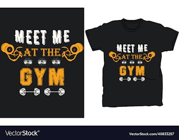 gym t-shirt design tamplat