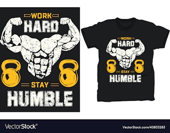 gym t-shirt design template