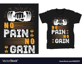 gym t-shirt design template