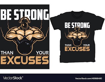 gym t-shirt design template