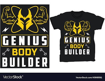 gym t-shirt design template