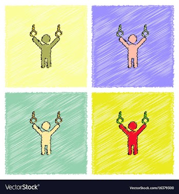 Gymnastics rings in hatching style vector image