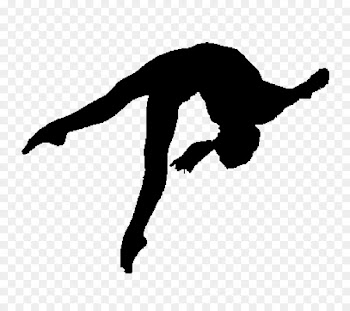 Gymnastics Silhouette Split Clip art - gymnastics 