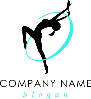 Gymnastics vector logo