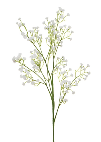 Gypsophila Babys Breath Spray White Silk