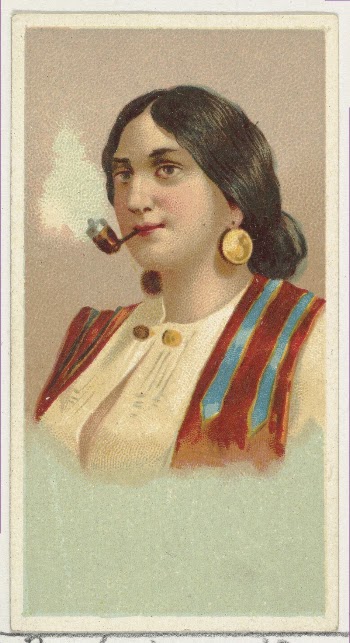 Gypsy Girl, printer's sample from World's | Free Photo - rawpixel
