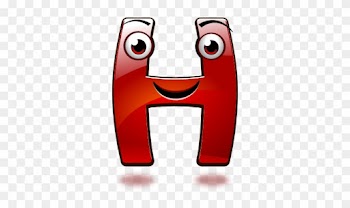 H By Mondspeer - Smiley Alphabet Letters
